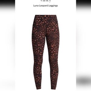 Varley Luna Leopard Leggings Size S